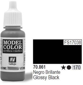 Vallejo Glossy Black MC170 70861