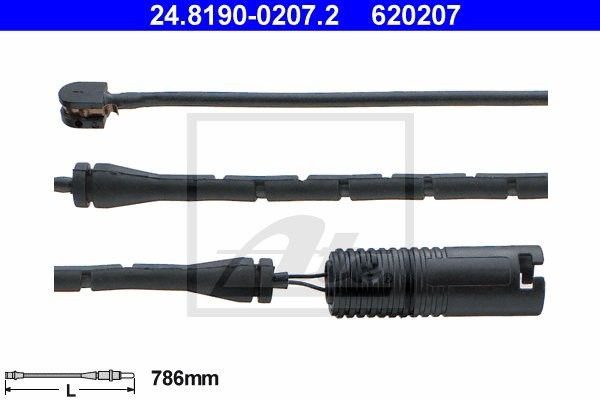 ATE CZUJNIK KLOCKÓW HAM  24.8190-0207.2 BMW E36 316I 90-98, 318IS 93-98, 318TDS 95-98, 320I 90-98