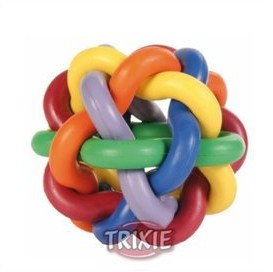 Trixie Piłka pleciona gumowa 7cm [TX-32621 / 4011905326214