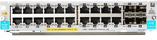 HP E 20P PoE +/MOD 4P SFP + v3 zl2 J9990A