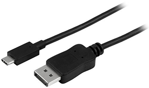 StarTech Startech 1,8 m USB-C to DisplayPort Adapter kabel do MacBook/Chromebook Pixel  czarna CDP2DPMM6B
