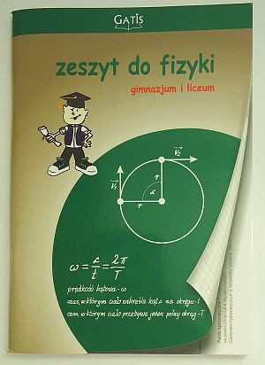Gatis Zeszyt A5 60 kartek tematyczny Fizyka