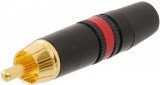 Neutrik NYS-373-2 Wtyk RCA cinch (czerwony)