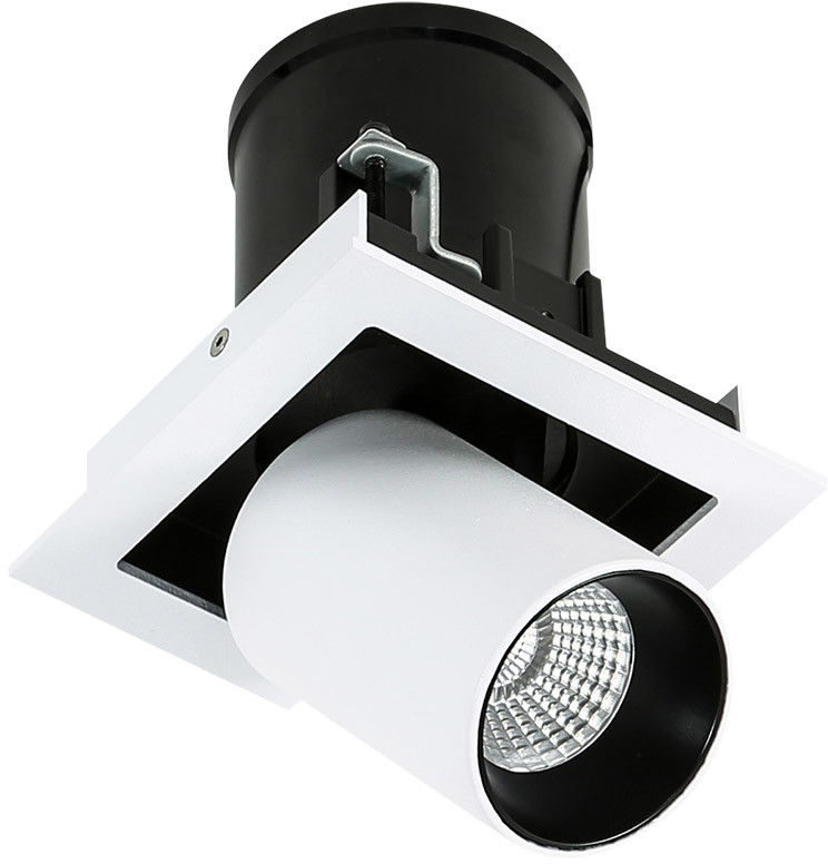 Italux Oprawa do wbudowania MERCANTA SINGLE GL7117-1/12W 3000K WH+BL