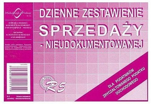 Michalczyk&Prokop DZIENNE ZESTAWIENIE SPRZEDAŻY A6 NIEUDOKUMENT.R5