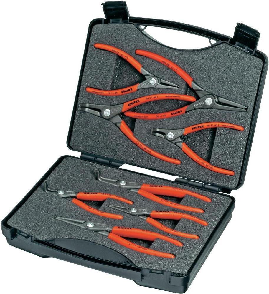 Knipex szczypce precyzyjne 0021 25 S 135 mm walizka 8 części (00 21 25)