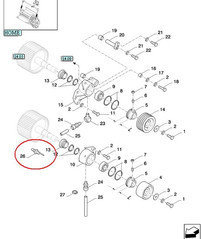 CNH CZUJNIK OBROTÓW NEW HOLLAND M18X30 84036824 - 84056994