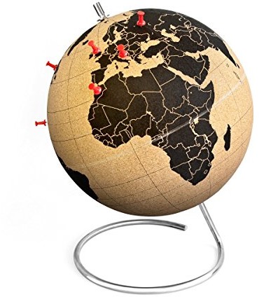 Suck UK mały globus z korka SK CORKGLOBE2