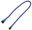 Nanoxia 3-Pin Molex przedłużacz 30 cm, niebieski 900200000