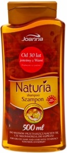 Joanna szampon Naturia 500ml biosiarka i bursztyn