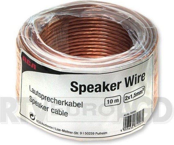 RCA 84006 2 x 1,5 mm, 10 m