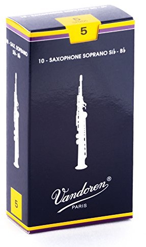 VANDOREN vandoren Classic Niebieski 5  SR205 Saxophone saksofonu liście SR205