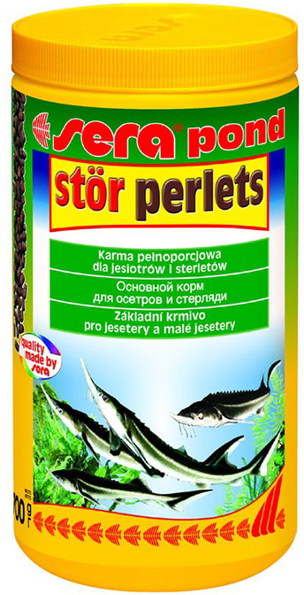 Sera Pond Sturgeon Granules pokarm dla sterletów jesiotrów 1l