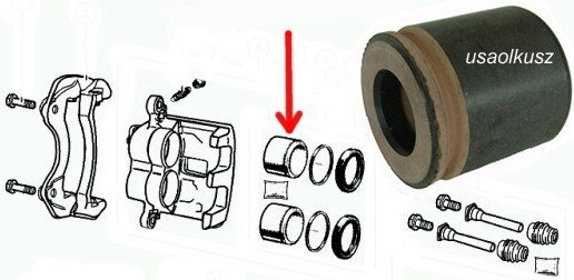 CARLSON Tłok przedniego zacisku hamulcowego GMC Envoy 2002-2005