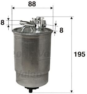 VALEO filtr diesel przeplywowy 587505 587505