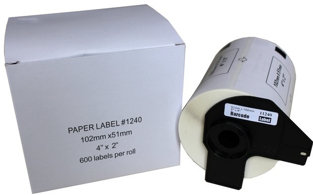 Brother Taśma BARCODE LABEL 102mm x 51mm x 600 (DK11240)