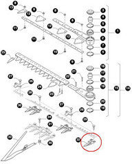 CNH BAGNET POJEDYŃCZY NEW HOLLAND 80918222
