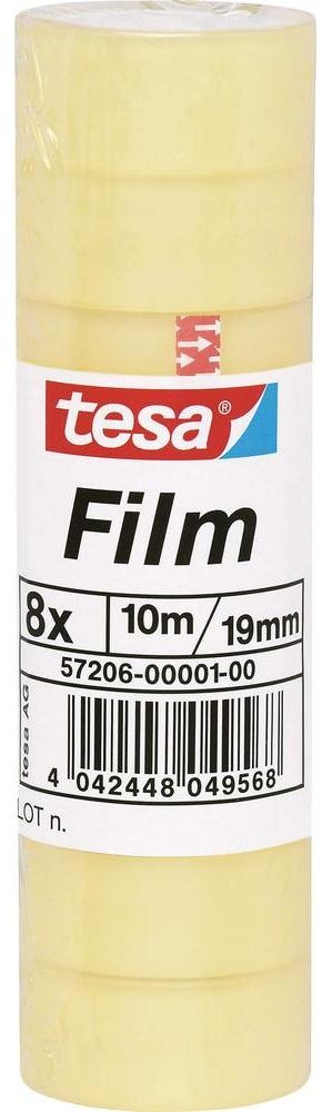 TESA Taśma samoprzylepna DxS) 10 m x 19 mm 57206-01-00 8 Rolka(ek)