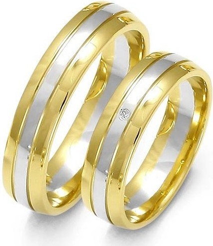 Złoty Skorpion Obrączki ślubne - wzór Au-OE11