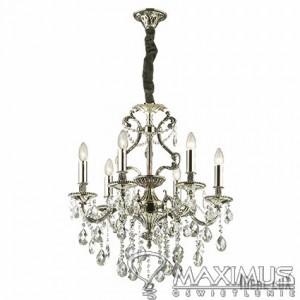 Ideal Lux GIOCONDA SP6 ARGENTO oprawa wisząca 6 x 40W E14 44927 044927
