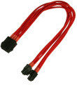 Zdjęcia - Kabel Nanoxia ATX/EPS 8-pin - ATX/EPS 8-pin, 0.3m, Czerwony  (900300020)