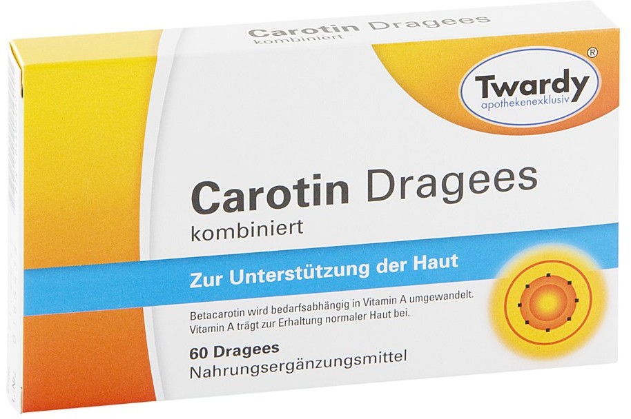 Astrid Carotin drażetki z beta-karotenem Twardy GmbH 60 szt.