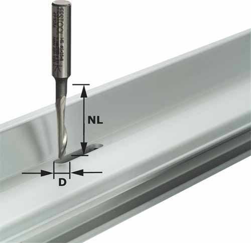 Festool frez do aluminium, HS z trzpieniem 8 mm HS S8 D5/NL23 (491036)