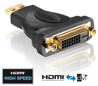 Purelink PI015 adapter gniazdo DVI-D (18+1pin) na wtyczkę High Speed HDMI-A (19pin) PI015