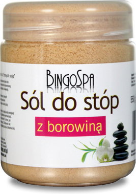 Bingo Sól do stóp rozgrzewająca z borowiną 550g