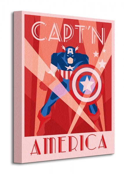 Art group Digital Marvel Deco (Captain America) - Obraz na płótnie WDC92237