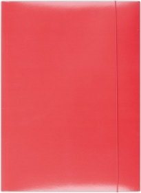 Dox PBS Teczka z gumką OFFICE lakierowana czerwona DN946-3