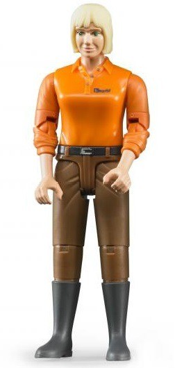 Bruder 60407 Figurka kobiety białej w brązowych dżinsach