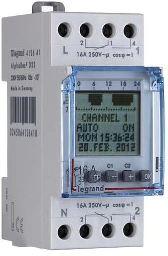 Legrand Przekaźnik do montażu na szynę DIN Cyfrowe 412641 16 A/250 V