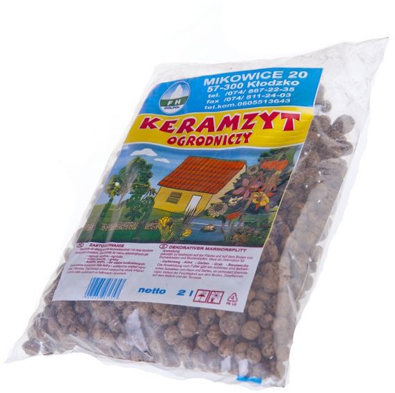 Keramzyt ogrodniczy 10 - 20 mm 2 l