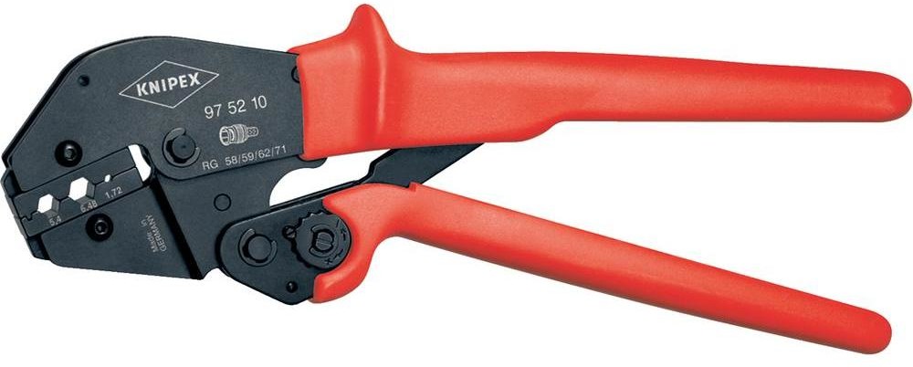 Knipex Szczypce do zaciskania 97 52 10 stos. do złącza koaksjalne BNC TNC