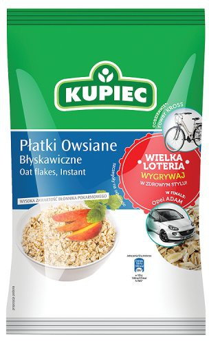 Kupiec Płatki owsiane błyskawiczne 400 g