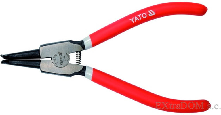 YATO szczypce do pierścieni osadczych Segera 180mm, zewnętrzne, wygięte, 2138 (YT-2138)
