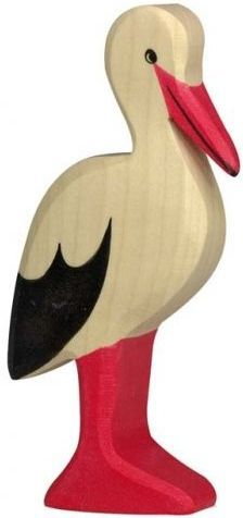 Holztiger Drewniany bocian 80111