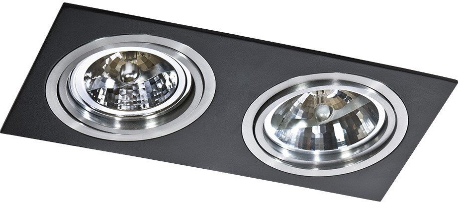 Azzardo Oprawa do wbudowania SIRO 2 BLACK GM2200 BK/ALU -