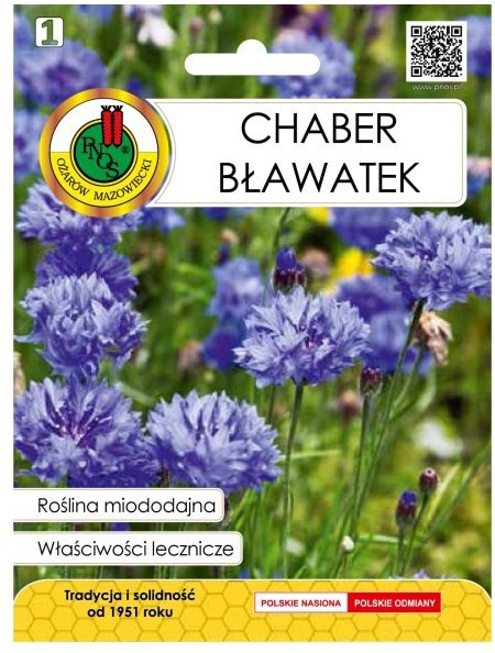Nasiona chaber bławatek 1 g
