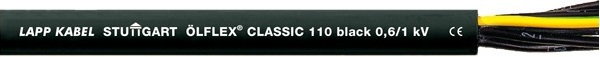 LappKabel Przewód sterowniczy ziemny OLFLEX Classic 110 Black 5G0,75 0,6/1kV (1
