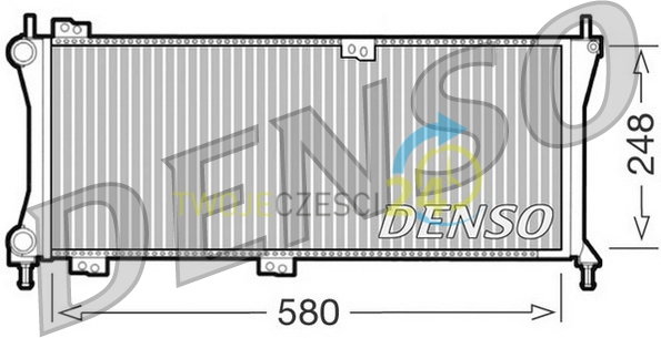 DENSO Chłodnica, układ chłodzenia silnika DRM09083