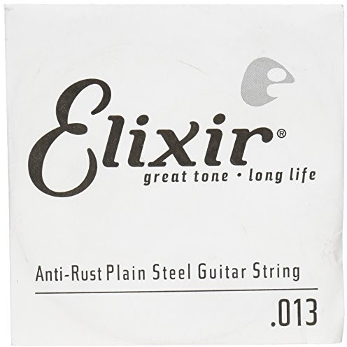 Elixir Plain ball End Anti Rust Single Strings Plain Steel Guiitar 13013