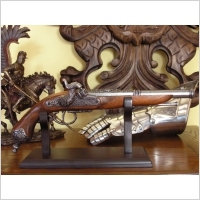 Denix WŁOSKI OKAZAŁY PISTOLET KAPISZONOWY 1825 r.