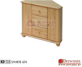 Drewmax Komoda sosnowa typ KD 133