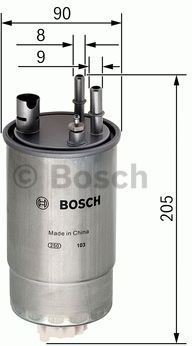 Bosch Filtr paliwa F 026 402 054