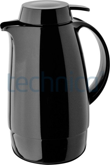 Helios Termos z tworzywa, z pokrywką 1,3 l, czarny | , Servitherm HELIOS-7205-002