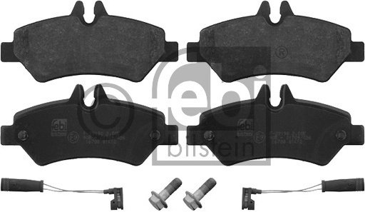 FEBI BILSTEIN Zestaw klocków hamulcowych, hamulce tarczowe 16708