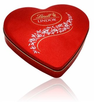 Lindt LIN.MILK LINDOR HEART TIN 187G 187 G