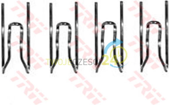 TRW Zestaw akcesoriów, klocki hamulcowe PFK318